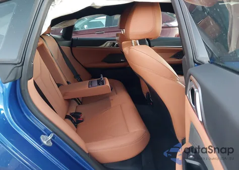 2025 BMW 430I Gran Coupe z USA, uszkodzony, nr VIN WBA23FB01SFU83236